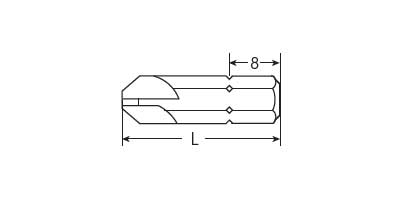  Herramienta industrial 1 4 6.35mm Hex shank DIN3126 C6.3 TW1