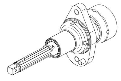  Herramienta industrial Mounting plate with telescopic spindle