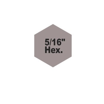  Herramienta industrial 5 16 8 mm espiga Hex DIN3126 C8 para herramientas-de-sujecion-neumaticas