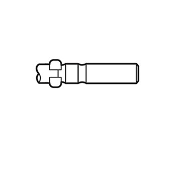  Herramienta industrial Vastago de 4 mm cuña para accesorios